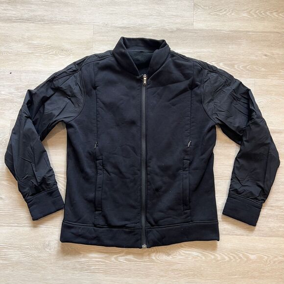 Lululemon Black Bomber Jacket Men's-Size L - Picture 1 of 9